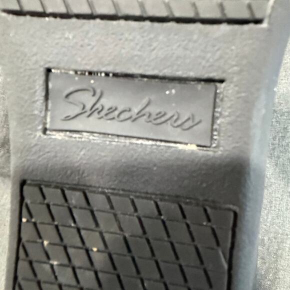 Skechers Plus 3 Pulley Winter Boots Womens 8 Black Suede Hidden Wedge Cozy Fall - Picture 11 of 13